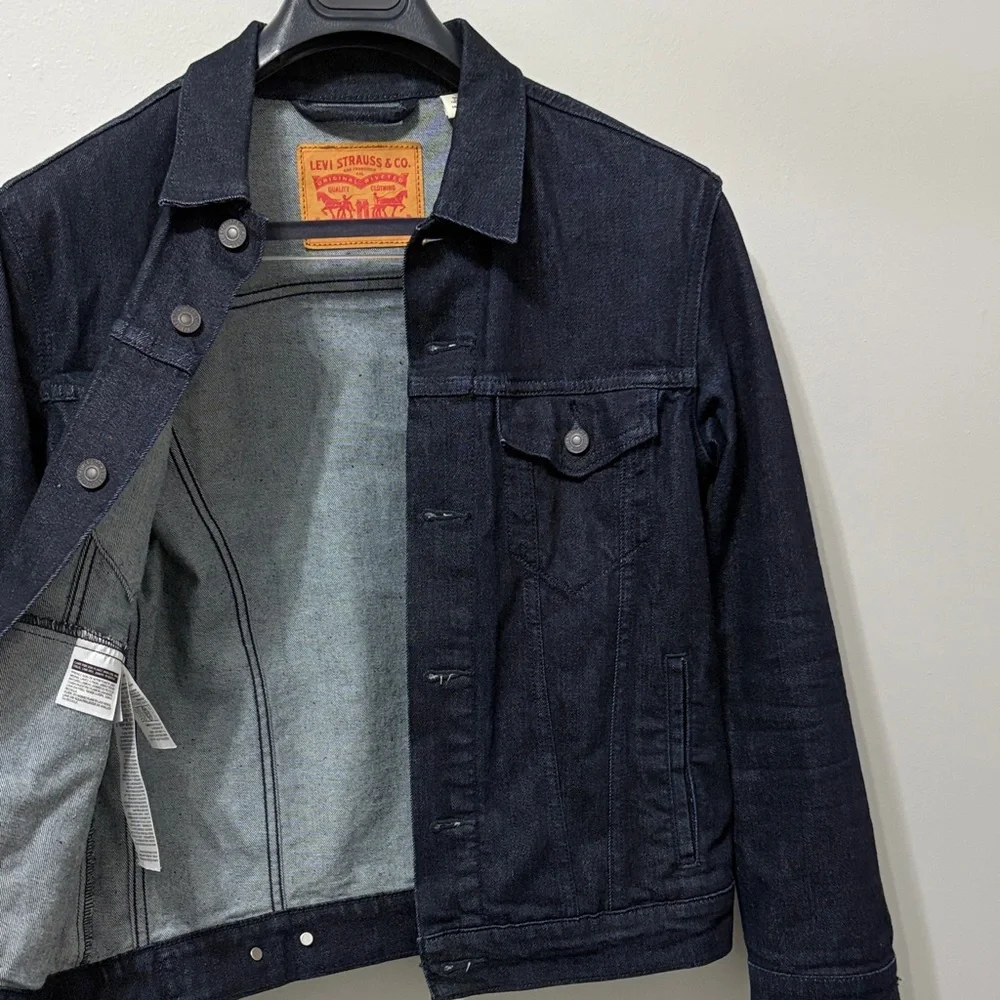 Levi's Men's Indigo Denim Jacket - Picture 3 of 5